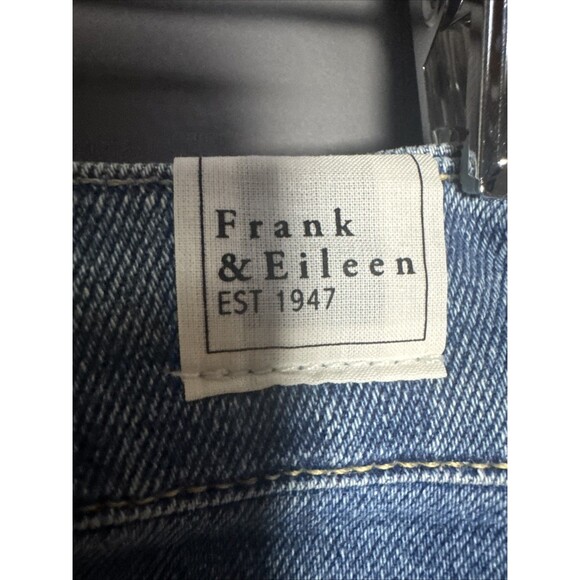 Frank & Eileen Cork Size 31  Button Fly Everyday Straight  Blue Jeans Raw Hem - Picture 9 of 13